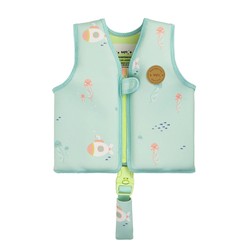 Chaleco Flotador De Aprendizaje 1-3 Años.Verde