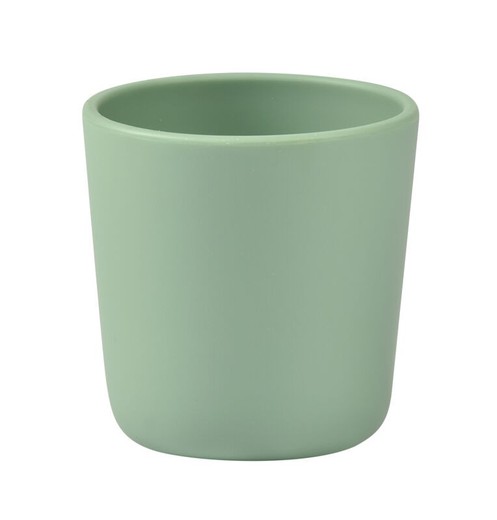 Vaso de silicona Sage Green Beaba