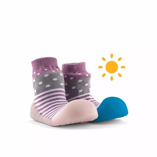 Zapatos Chameleon Lilac Polka