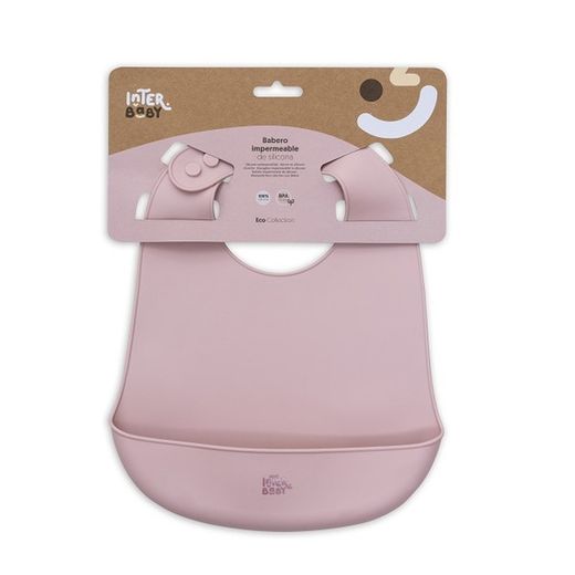 Babero Impermeable De Silicona Interbaby