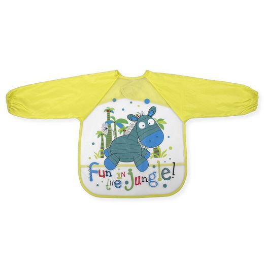 Babero Mangas Amarillo Interbaby