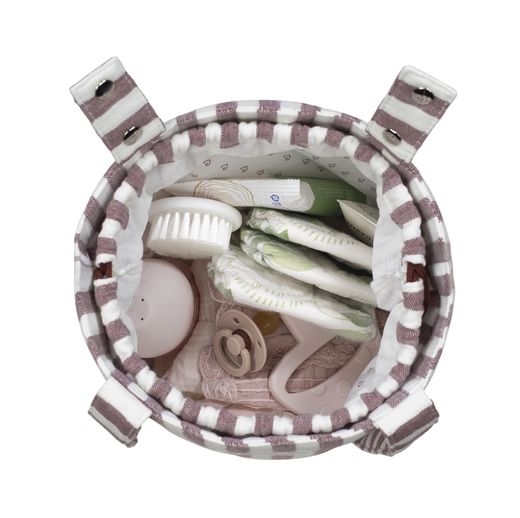 BOLSA BUCKET CHERRY RAYAS