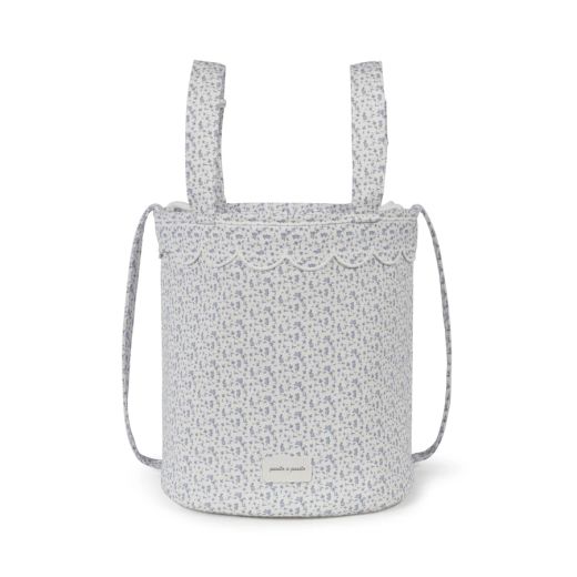 BOLSA BUCKET MAISON TENDER CONEJITOS AZUL