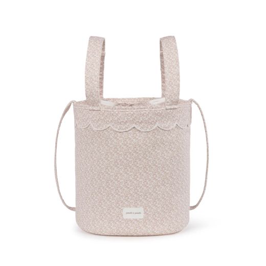 BOLSA BUCKET MAISON TENDER FLORES ROSA