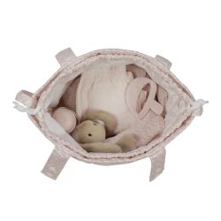 BOLSA BUCKET MAISON TENDER FLORES ROSA