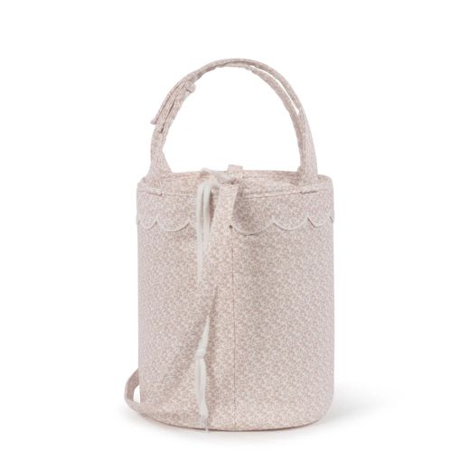 BOLSA BUCKET MAISON TENDER FLORES ROSA