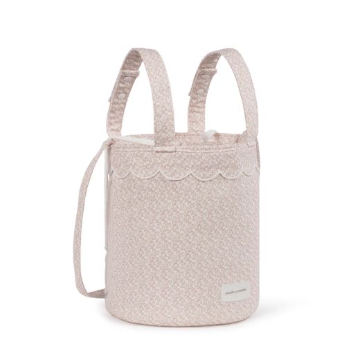 BOLSA BUCKET MAISON TENDER FLORES ROSA