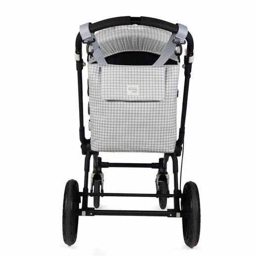 Bolsa Canastila I Love Vichy Gris Walking Mum