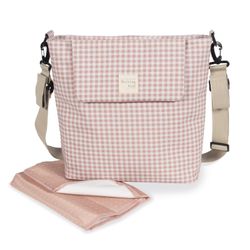 Bolsa Canastilla I Love Vichy Rosa