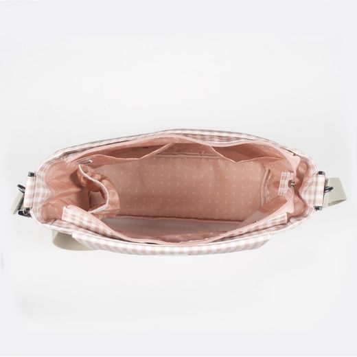 Bolsa Canastilla I Love Vichy Rosa