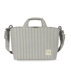 BOLSA CANASTILLA PRALINÉ RAYAS MATCHA