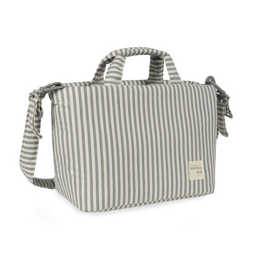 BOLSA CANASTILLA PRALINÉ RAYAS MATCHA