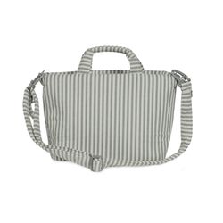 BOLSA CANASTILLA PRALINÉ RAYAS MATCHA