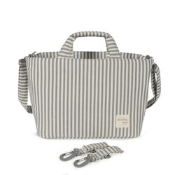 BOLSA CANASTILLA PRALINÉ RAYAS MATCHA