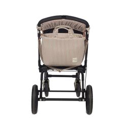 BOLSA CANASTILLA PRALINÉ RAYAS MOKA