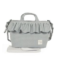 BOLSA CANASTILLA PRALINÉ VICHY MATCHA