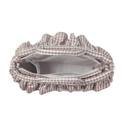 BOLSA CANASTILLA PRALINÉ VICHY MOKA