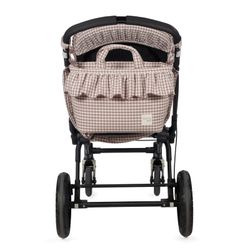 BOLSA CANASTILLA PRALINÉ VICHY MOKA