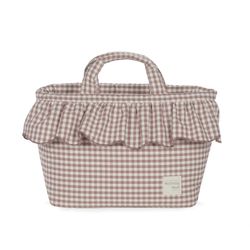 BOLSA CANASTILLA PRALINÉ VICHY MOKA