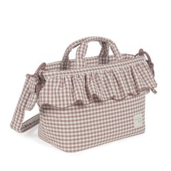 BOLSA CANASTILLA PRALINÉ VICHY MOKA