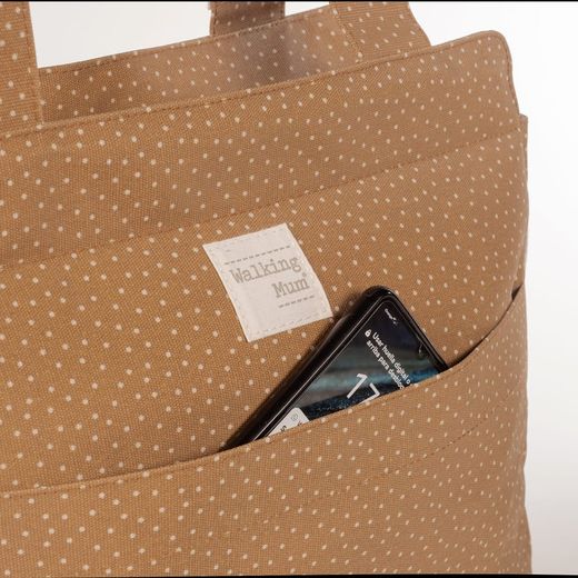 Bolsa Canastilla Topito Poppy Canela