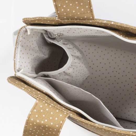 Bolsa Canastilla Topito Poppy Canela