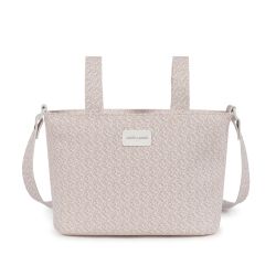 BOLSA CROSSBODY MAISON TENDER FLORES PIEL ROSA