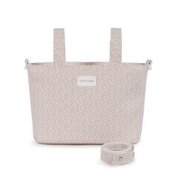 BOLSA CROSSBODY MAISON TENDER FLORES PIEL ROSA