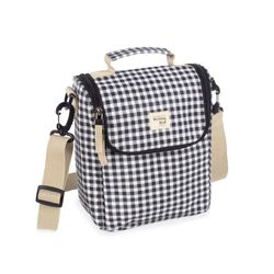 Bolsa Térmica I Love Vichy Negra Walking Mum