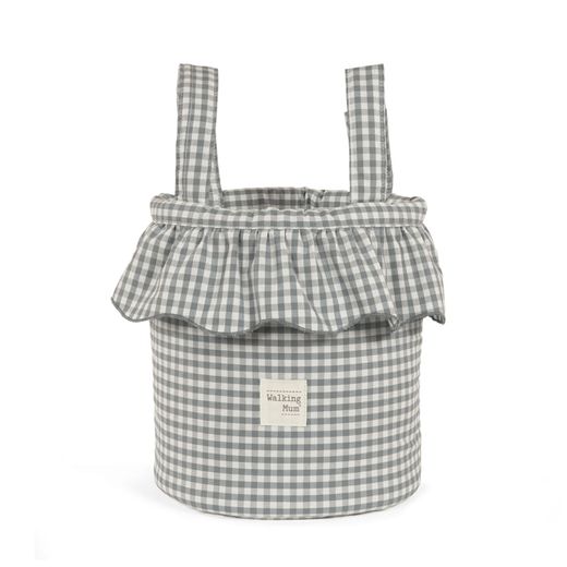 BOLSO BUCKET PRALINÉ VICHY MATCHA