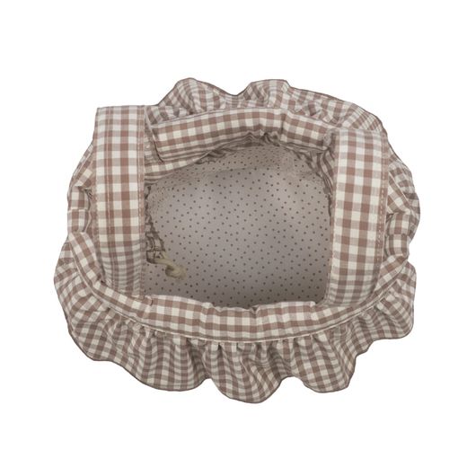BOLSO BUCKET PRALINÉ VICHY MOKA