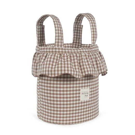 BOLSO BUCKET PRALINÉ VICHY MOKA