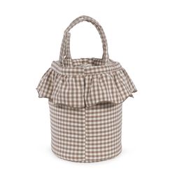 BOLSO BUCKET PRALINÉ VICHY MOKA