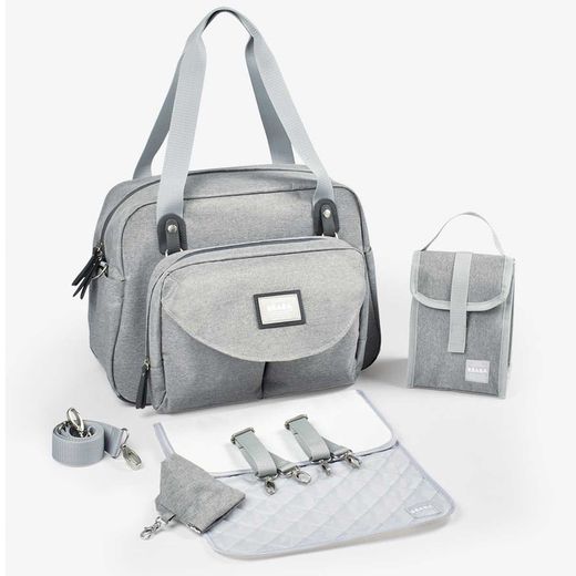 Bolso cambiador Ginebra II color gris Beaba
