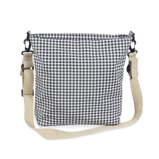 Bolso Canastilla I Love Vichy Negro Walking Mum
