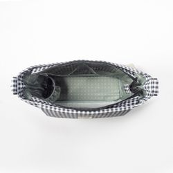 Bolso Canastilla I Love Vichy Negro Walking Mum