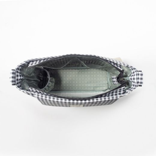 Bolso Canastilla I Love Vichy Negro Walking Mum