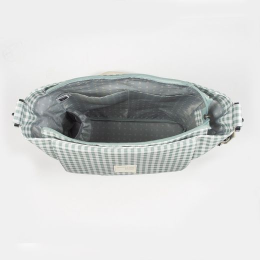 Bolso Canastilla Vichy Verde Walking Mum