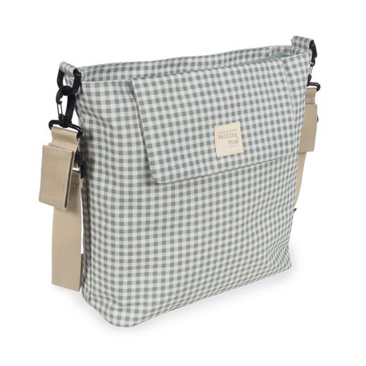 Bolso Canastilla Vichy Verde Walking Mum