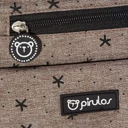 Bolso Organizador + Cambiador Estrellas Marrón