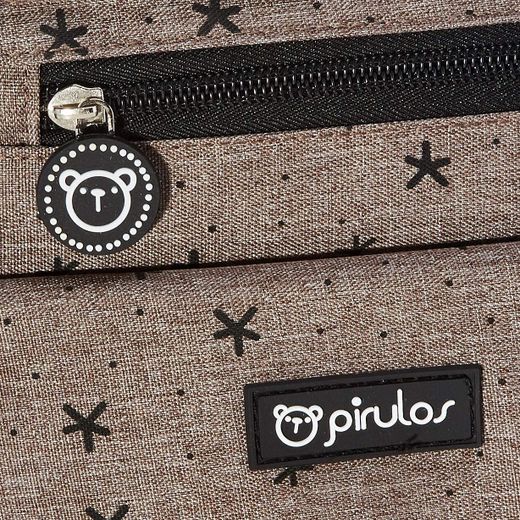 Bolso Organizador + Cambiador Estrellas Marrón