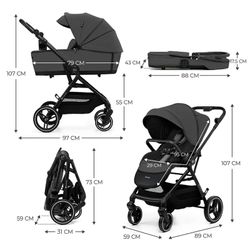 Carrito Bebé 2en1 YOXI