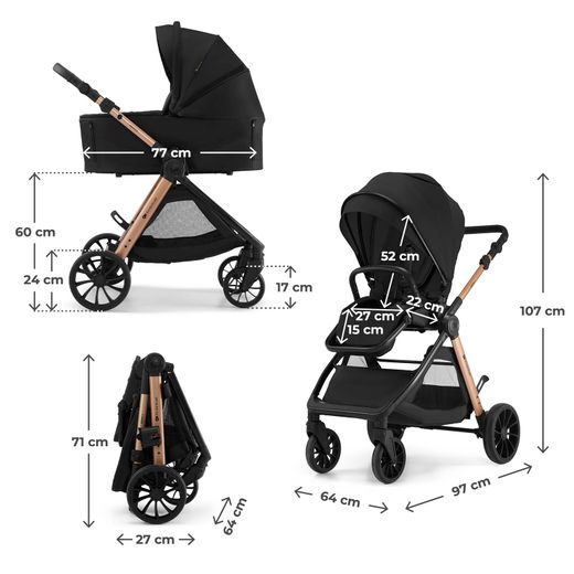 Carrito Multifuncional 3 en 1 VESTO 2