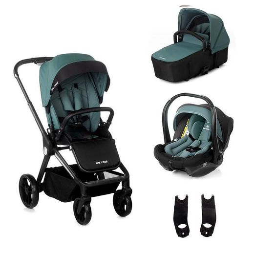 Poussette Stratos + nacela + porta-bagagens
