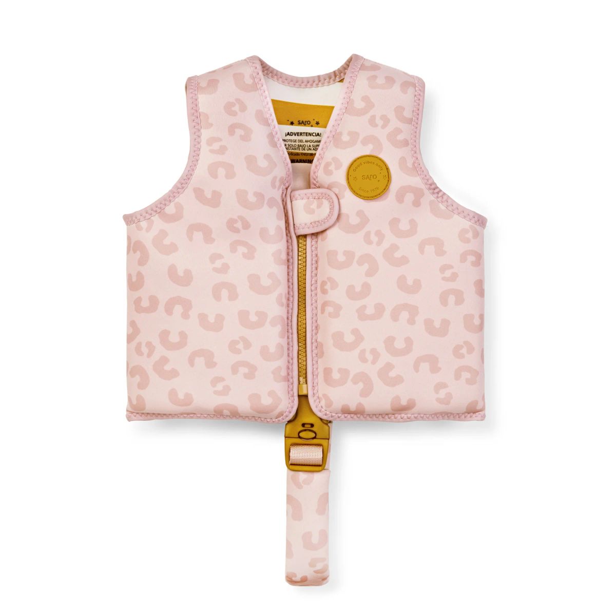Chaleco Flotador De Aprendizaje Talla S 1-3 Años. Rosa