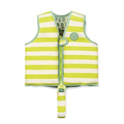 Chaleco Flotador De Aprendizaje Talla S 1-3 Años Verde