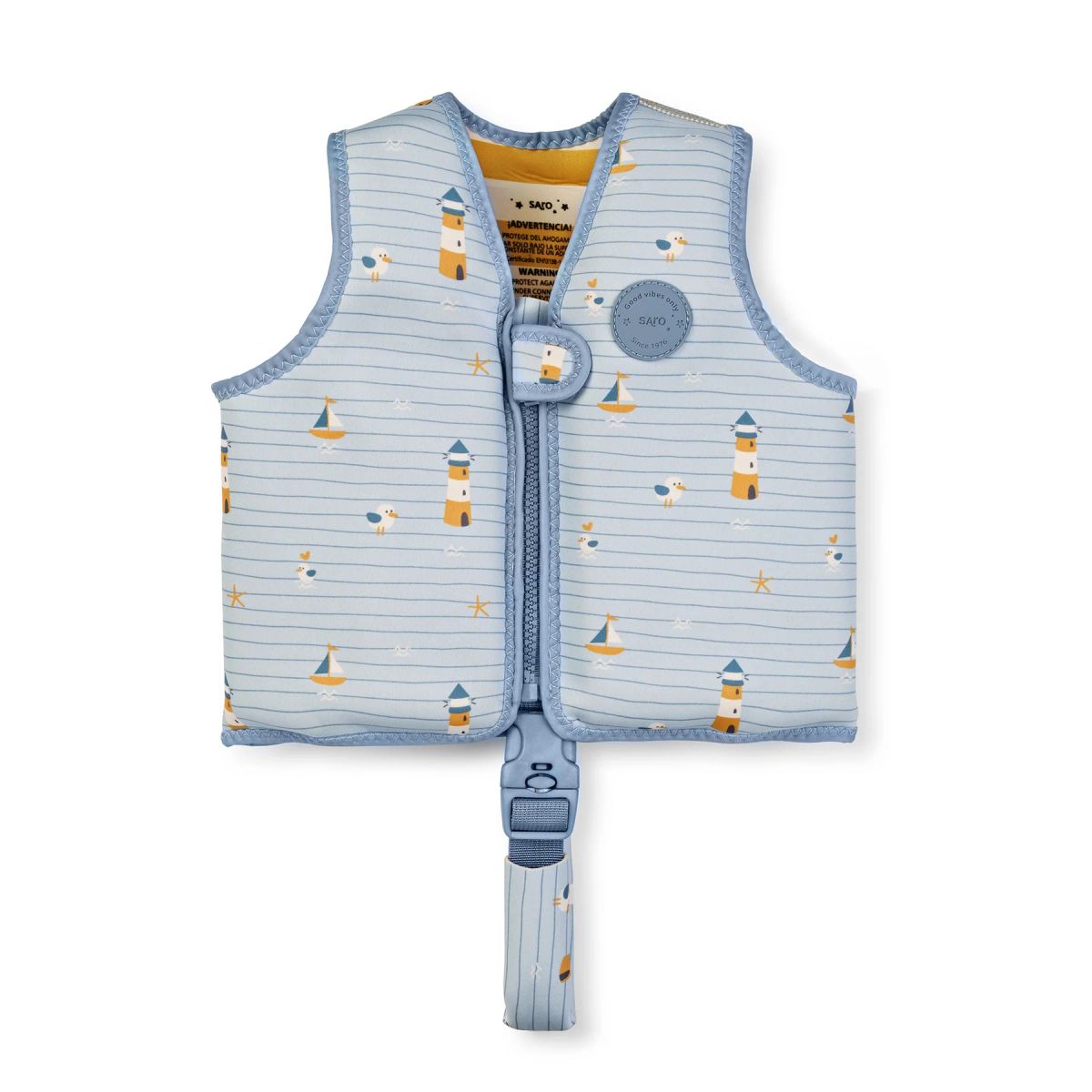 Chaleco Flotador De Aprendizaje  Talla S  1-3 Años  Azul