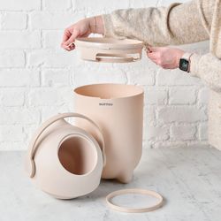 Contenedor Nappy Bin DROPY Beige