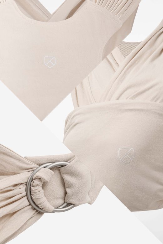 CUDDLE BAND 2 LINEN fular portabebés lino - Oat