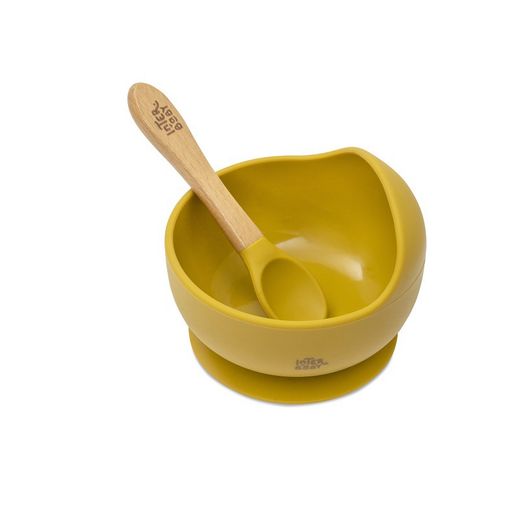 Cuenco De Silicona Ocre Interbaby